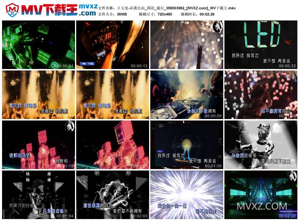 王玉玺-还我自由_国语_流行_MB503982